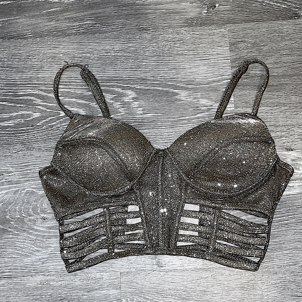 Shimmering crop top 🧸